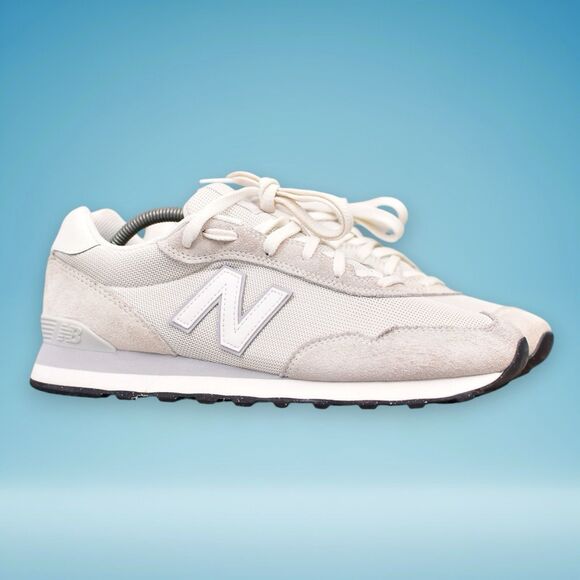 New Balance 515 ML515WHT Men’s 10.5 D White/Gray Sneakers